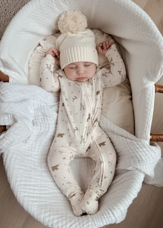 Woodland Forest Printed Jumpsuit – Magical Comfort for Little Adventurers
