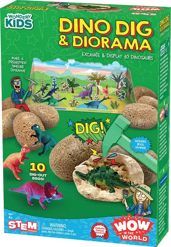 Wow in the World: Dino Dig and Diorama Age 4+
