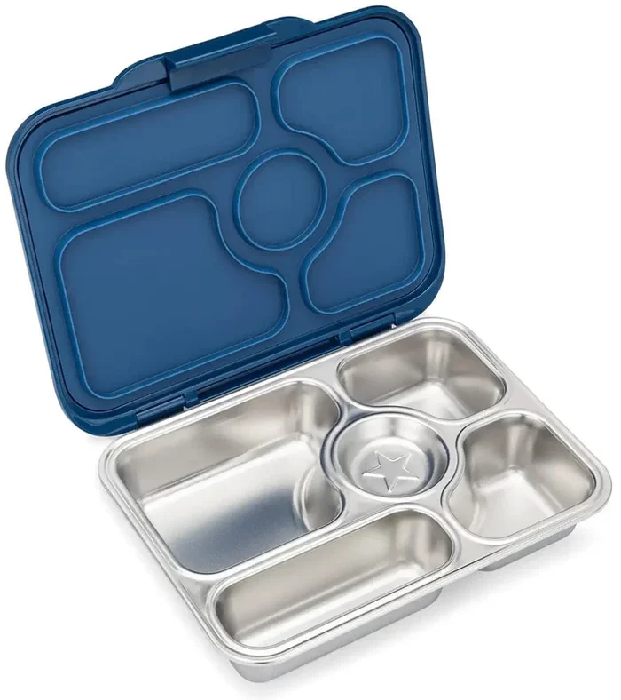Yumbox Leakproof Bento Lunchbox, Presto Stainless Steel – Santa Fe Blue