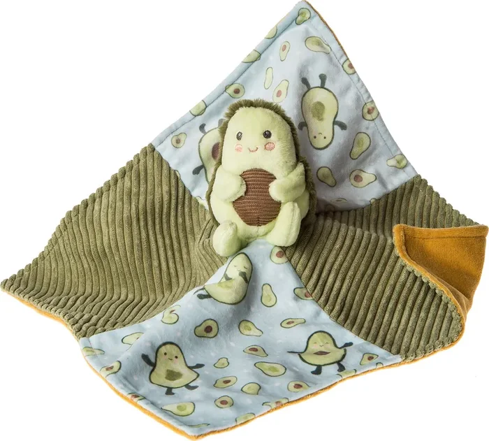 Yummy Avocado Character Blanket – 13×13 “