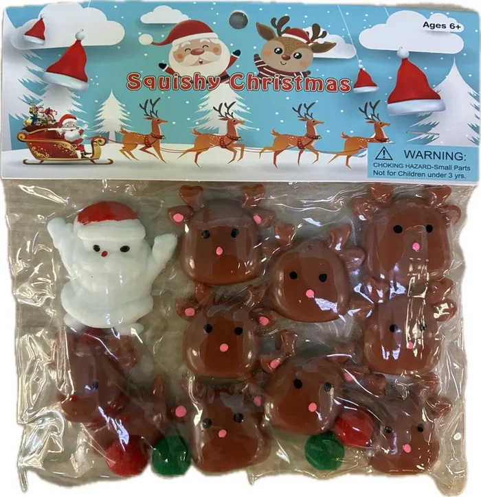 Zaba Squishy Santa & Reindeer