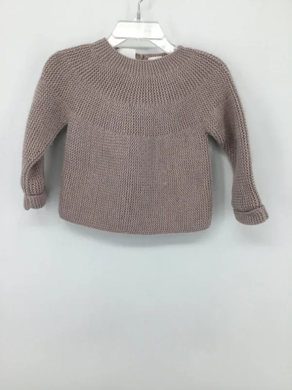 Zara Child Size 6-9 Months Pink Sweater – girls