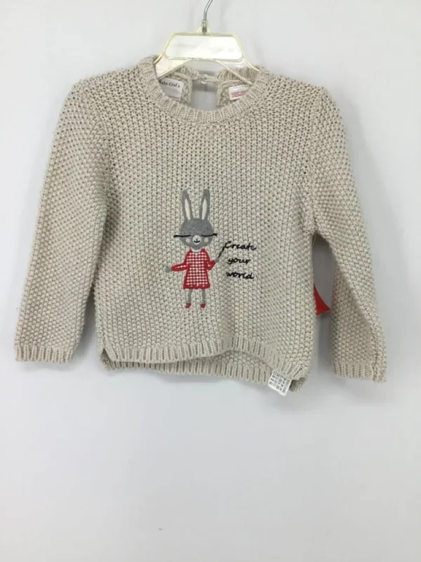 Zara Child Size 9-12 Months Tan Sweater – girls