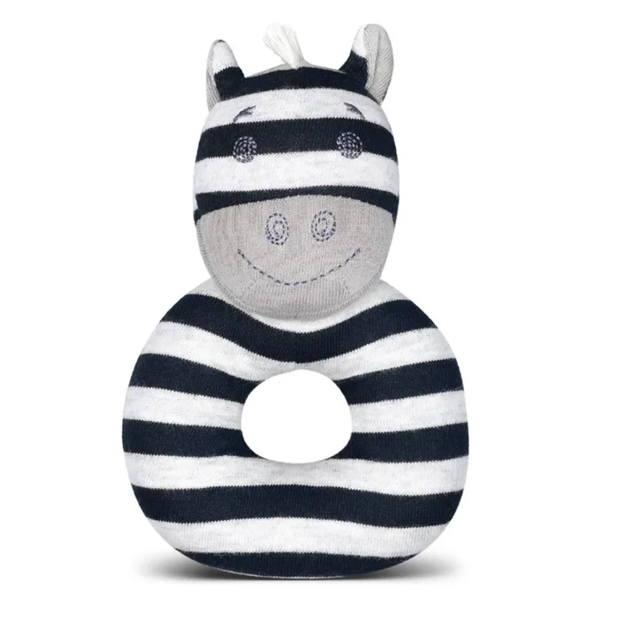 Ziggy Zebra – Teething Rattle