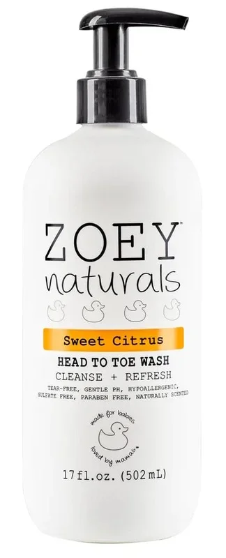 Zoey Naturals Head to Toe Wash – Sweet Citrus