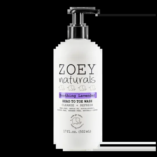 Zoey Naturals Soothing Lavender Head To Toe Wash