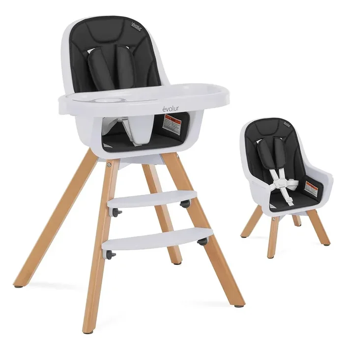 Zoodle 3-in-1 High Chair – Black