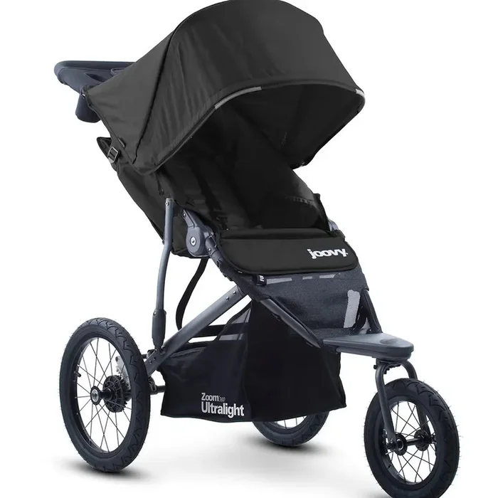 Zoom 360 Ultralight Jogging Single Stroller – Black