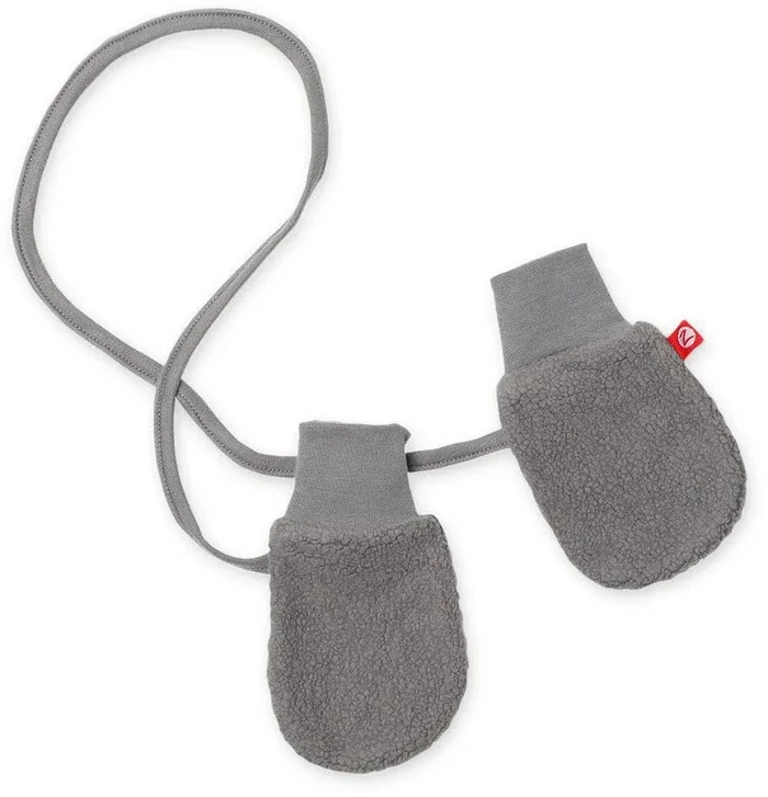 Zutano Cozie Fleece Mitten – Gray