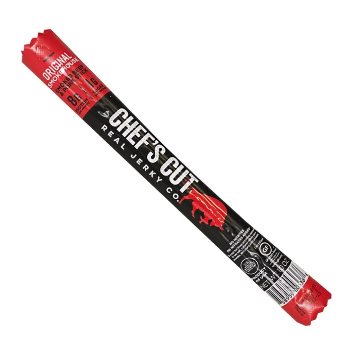 zzDISCONTINUED – Chef’s Cut Real Jerky Original Smokehouse Sticks – 1 oz.
